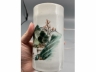 浅绛彩山水笔筒