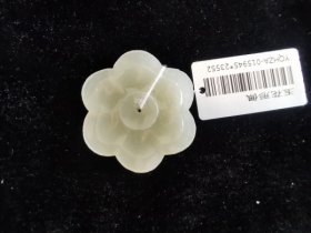 白玉珠花佩