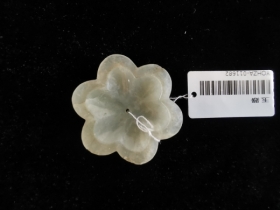 白玉珠花佩