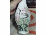 粉彩仙鹤纹橄榄瓶