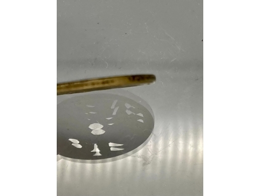 铜双鹿钱纹镂空花钱