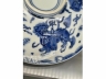 青花麒麟福寿康宁纹大盖碗