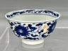 青花缠枝宝相花茶碗