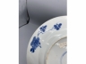 青花花篮纹折沿盘
