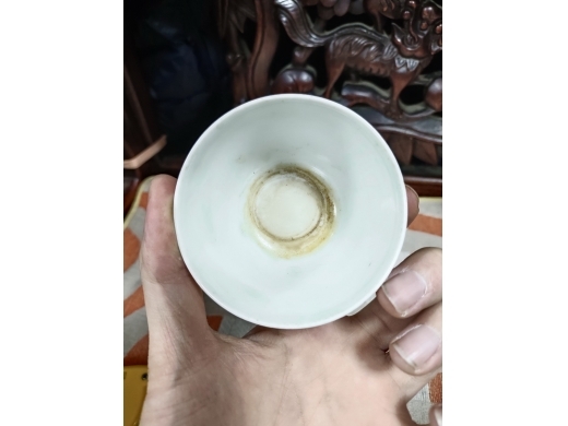 光绪年制款长命富贵杯