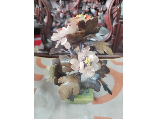 和田玉花摆件