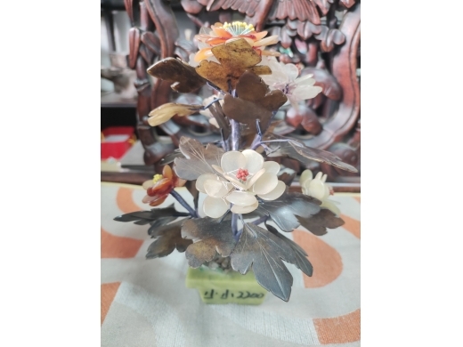 和田玉花摆件