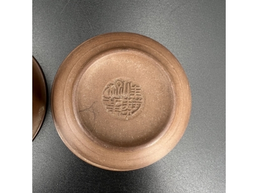 紫砂杯一对