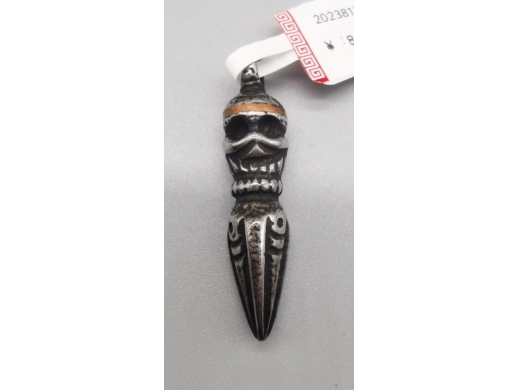 铁嵌铜金刚橛法器