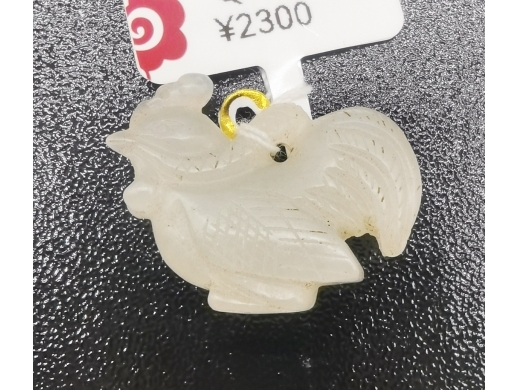 玉公鸡挂件