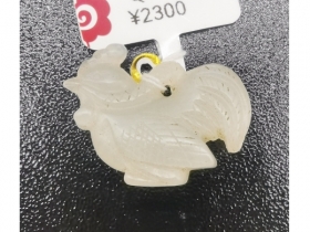 玉公鸡挂件
