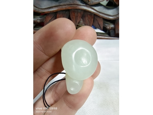 清代白玉君子佩
