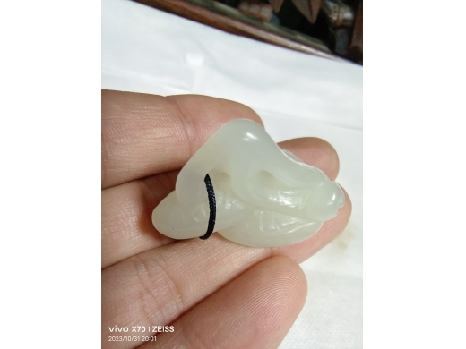 清代白玉君子佩