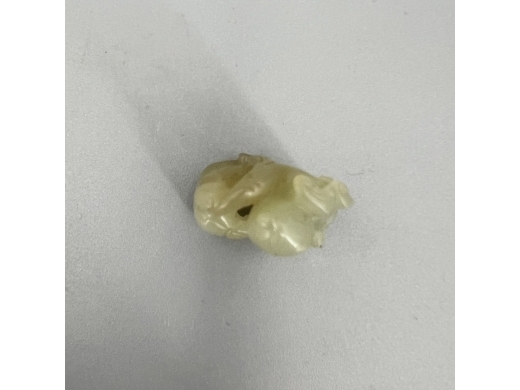 玉雕童子挂件