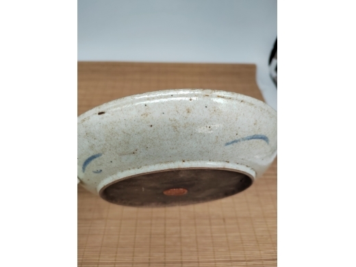 青花釉里红鱼盘
