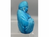 孔雀蓝釉弥勒瓷塑