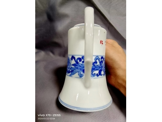 清代青花茶壶