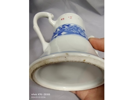 清代青花茶壶