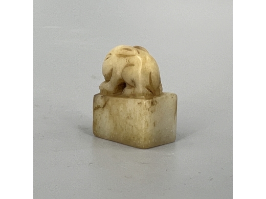玉雕兔钮印章