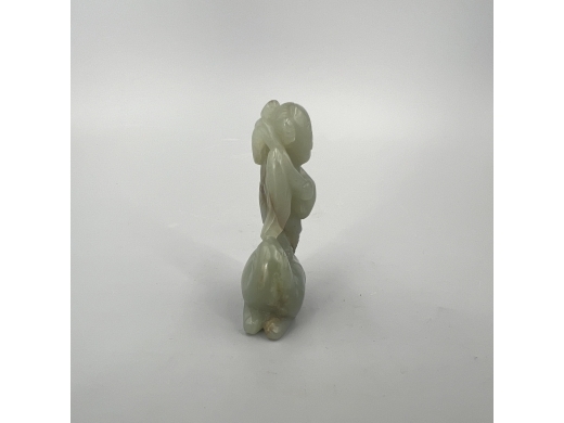 玉雕童子挂件