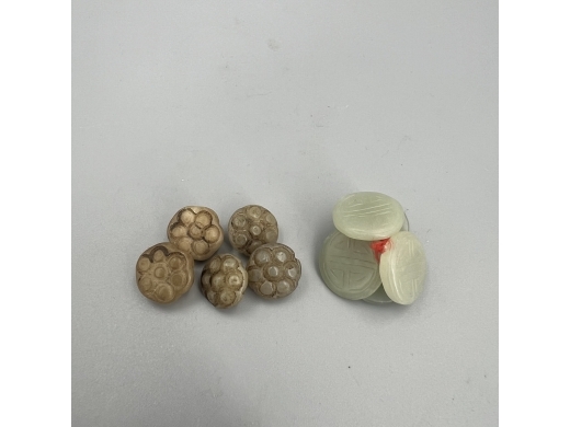 玉雕扣一组