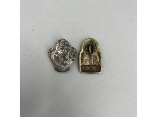 铜佛像、金翅大鹏挂件一组