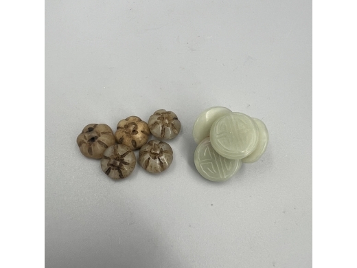 玉雕扣一组