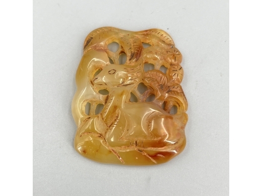玉雕松鹿纹珮