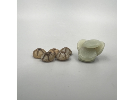玉雕扣一组