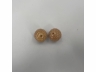 玉雕如意纹圆珠一对