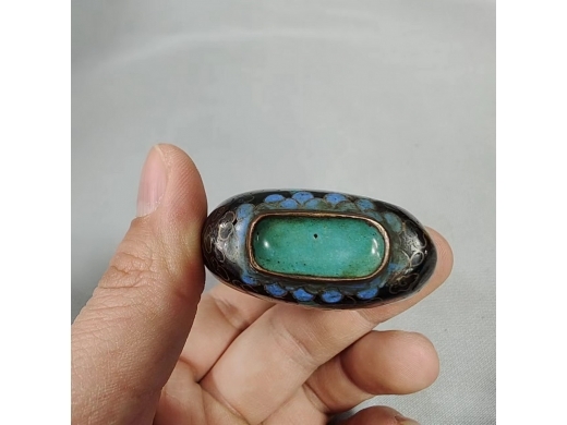 铜胎珐琅鼻烟壶
