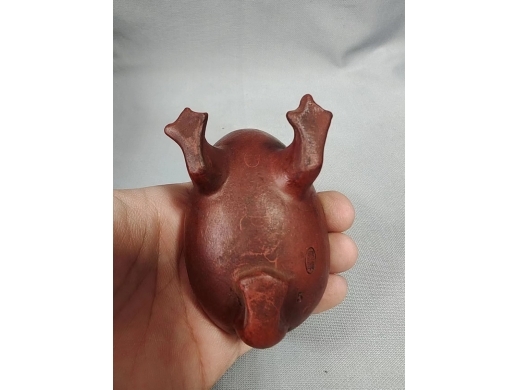 清代紫砂金蟾水盂
