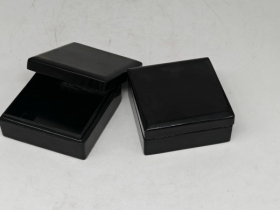 漆小方盒2件