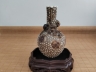 珍珠地堆塑天球瓶