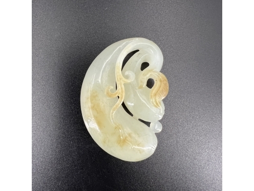 玉雕双瓜形挂件