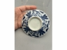 青花花卉纹盖碗