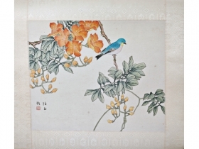 伯玉花鸟册页