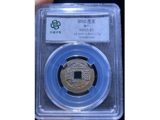19崇祯通宝背户