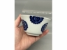 青花团菊纹茶盏