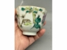 粉彩花蝶纹八方茶盏