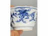 青花花卉花口杯