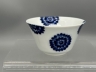 青花团菊纹茶盏