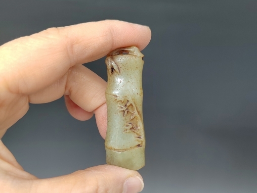玉竹节挂件