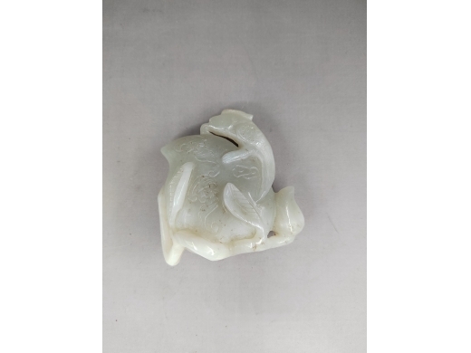 白玉福寿摆件