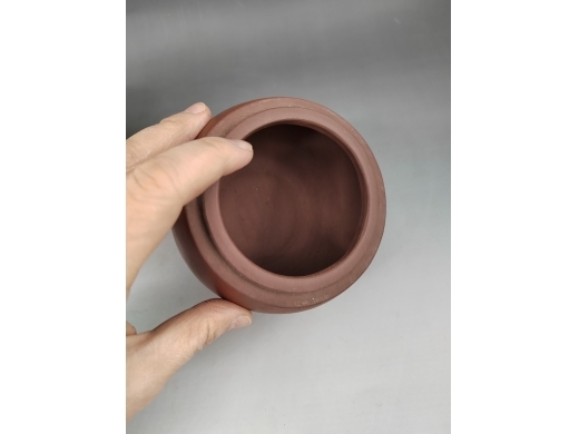 紫砂鼓敦诗画茶叶罐