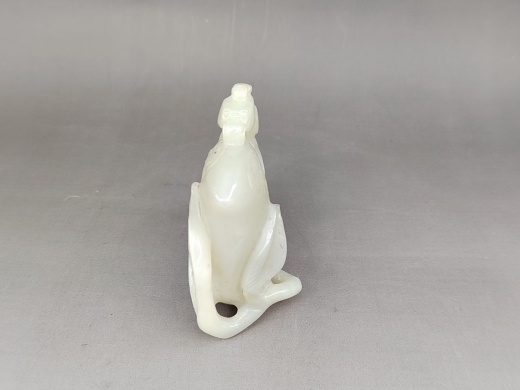 白玉福寿摆件