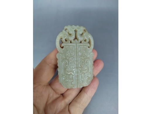 玉龙凤纹牌