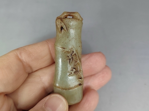 玉竹节挂件