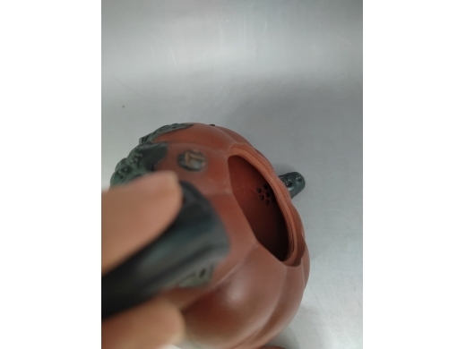 紫砂瓜棱壶