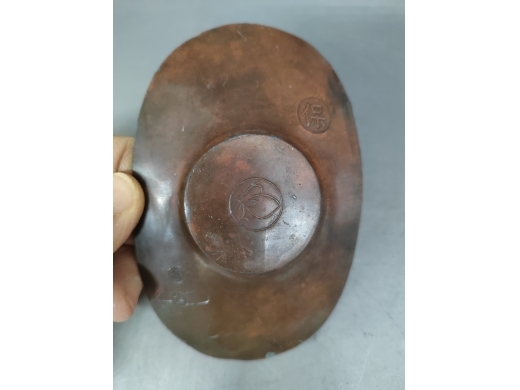 铜元宝茶托